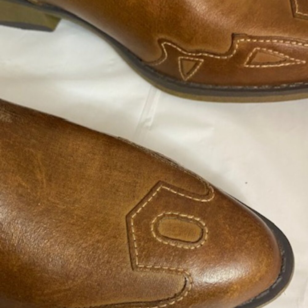 Coconuts Cowboy Women's Bandolero Brown Western Boots, size 8.5 M - Picture 6 of 8